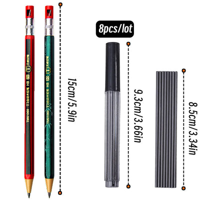 2.0mm Mechanical Pencils Set 2B Automatic Student Pencils