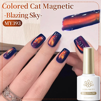 10ml Brown Purple Black Red Cat Magnetic Gel Polish Manicure Soak Off