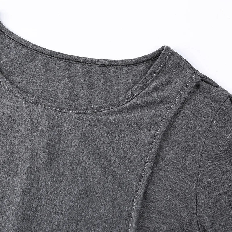 Maternity Pregnant Breastfeeding T-shirt Short Sleeve