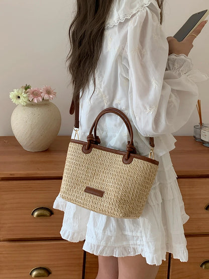 Straw Basket Woven bags