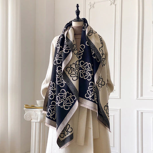 سكارف الكشمير الدافئ الفاخر