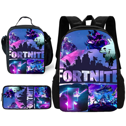 Child Backpack with Lunch Bags Pencil Bags School Bags