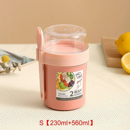 790ml/990ml Salad Oatmeal Cup Breakfast Cup Cereal Nut