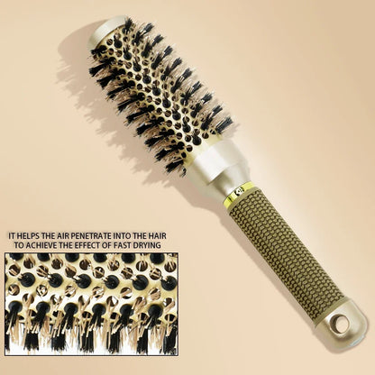 Aluminum Tube Round Barrel Hair Curling Brush