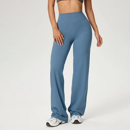 High Waist Wide Straight-Leg Ultra Soft Yoga Pants