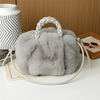 Crossbody Pumpkin Plush Bag Cute Tote Bags
