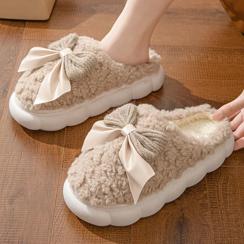 Winter Warm Fur Slip Soft Slippers