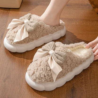 Winter Warm Fur Slip Soft Slippers