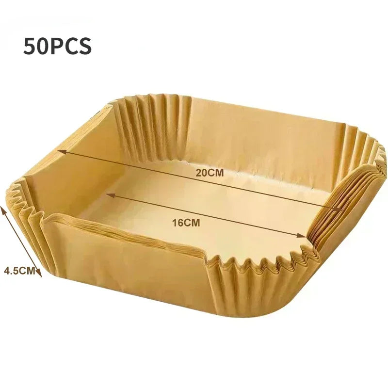 1/100PCS Air Fryer Disposable Paper
