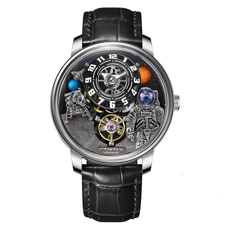 Luxury Robot Astronaut Space Sapphire Luminous Waterproof Watches
