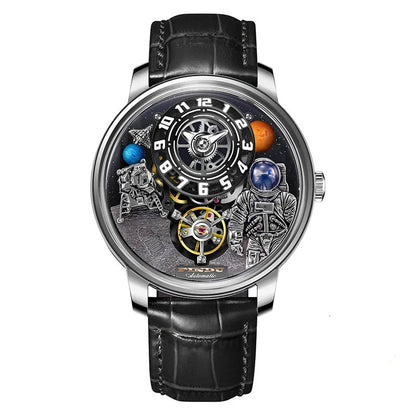 Luxury Robot Astronaut Space Sapphire Luminous Waterproof Watches