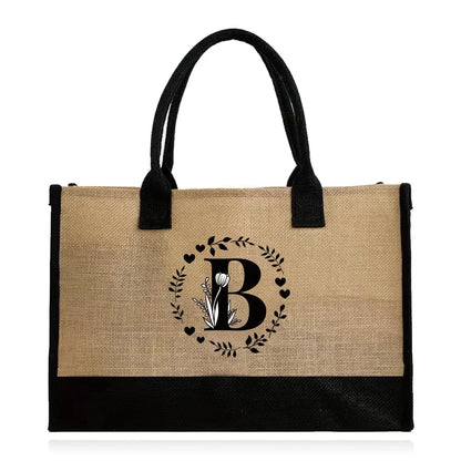 Large Capacity Grocery Letter Pattern Bags