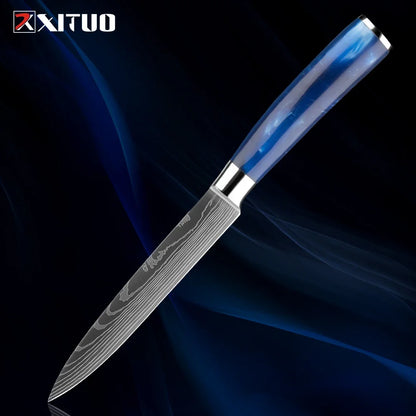 Stainless Steel Chef Knife Kitchen Knife Set