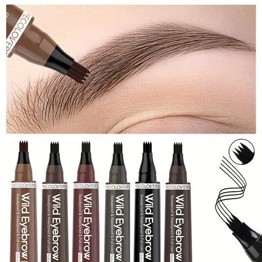 Waterproof Liquid Black Eyebrow Makeup Pencil