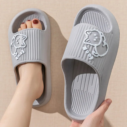 Bear Cartoon Flip Flops Slipper