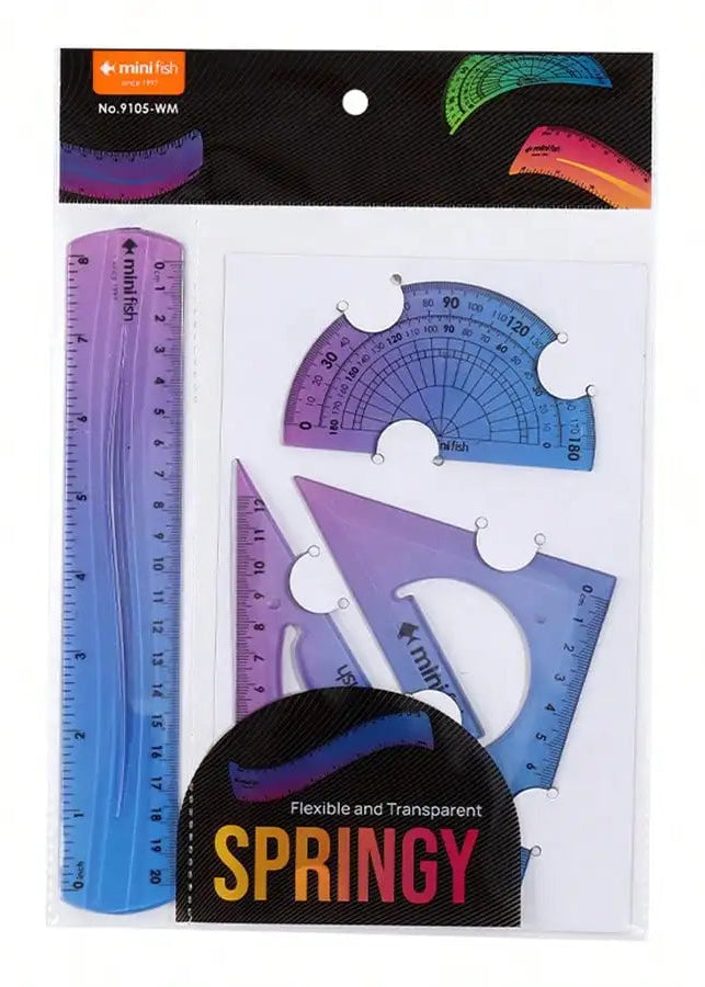 20cm Soft Ruler  with Gradient Ombre Style and Length Measured