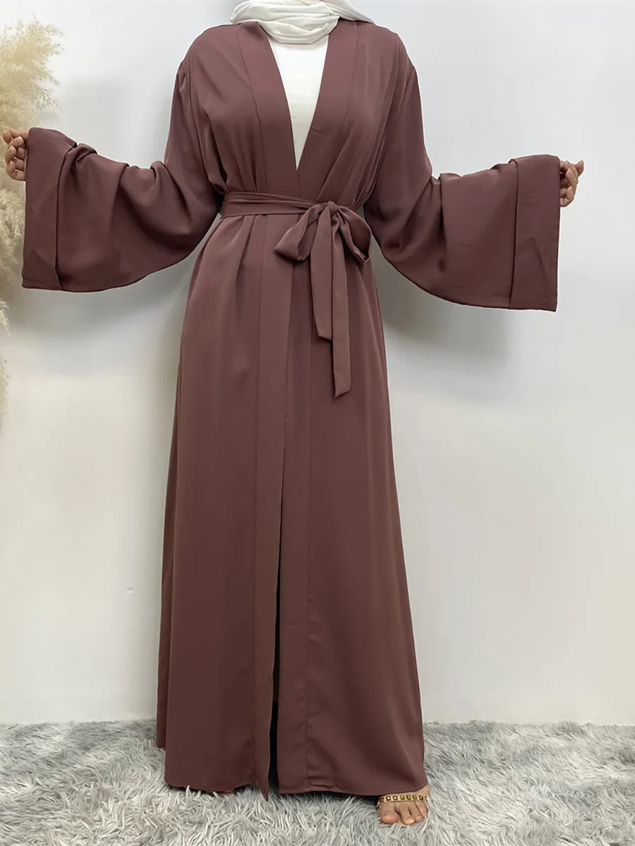 عباية رمضان إسلامية مفتوحة