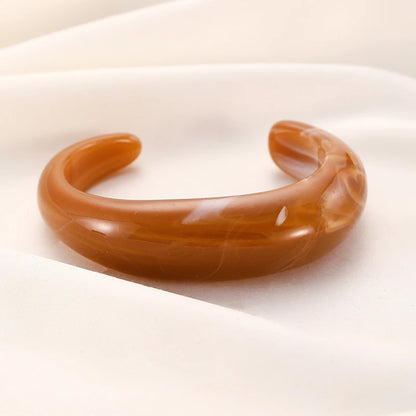 Acrylic Cuff Geometric Open Bracelet