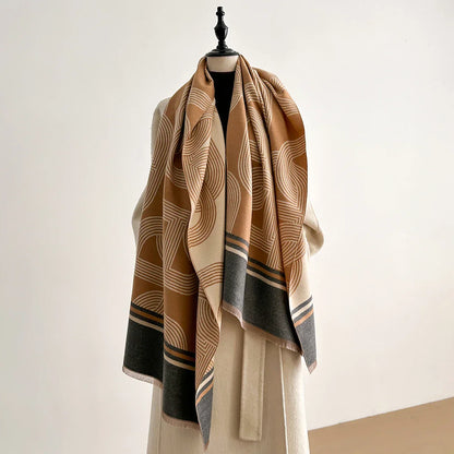 Winter Scarf  Wraps Thick Cashmere Imitation