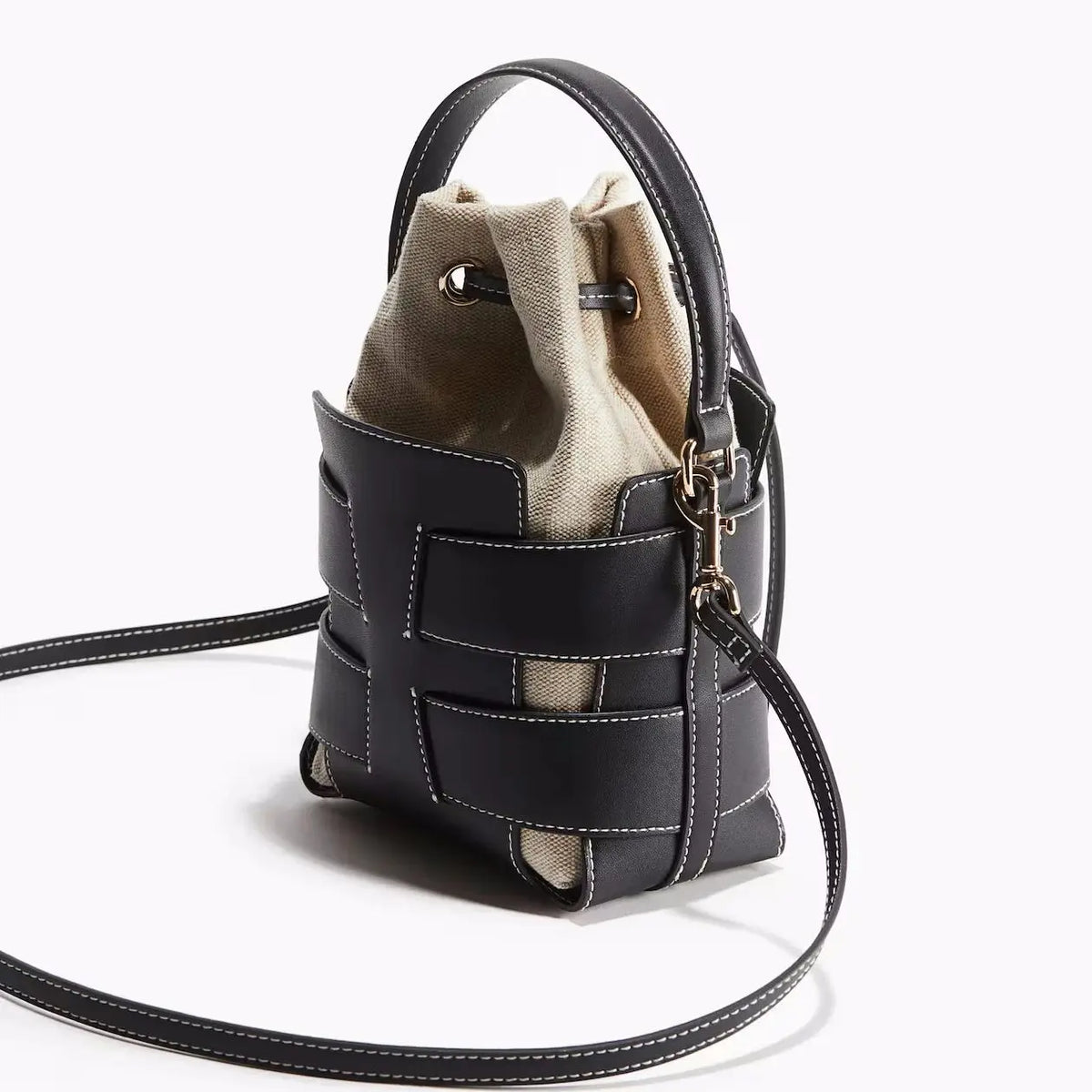 Crossbody Bucket Luxury Design Hollow Out Handbags