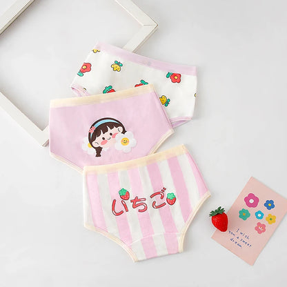 3Pcs/lot Kids 7 Collections Cotton Underwear