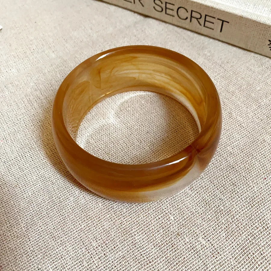 Geometric Irregular Chunky Wide Bracelet