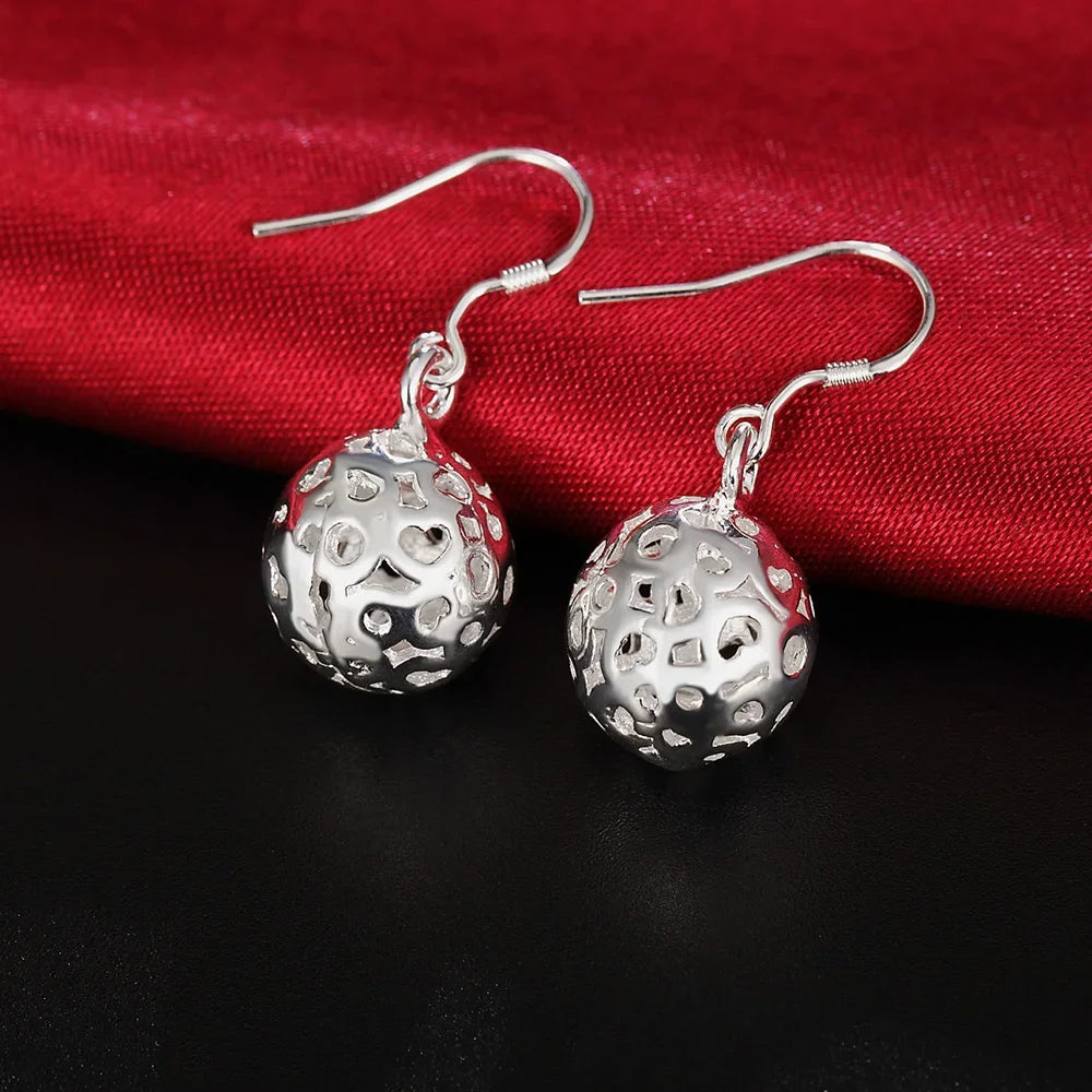 925 Sterling Silver Round Circle Hoop Earrings