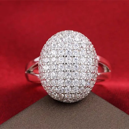 Silver Gifts 88 CZ Unique R103 Rings