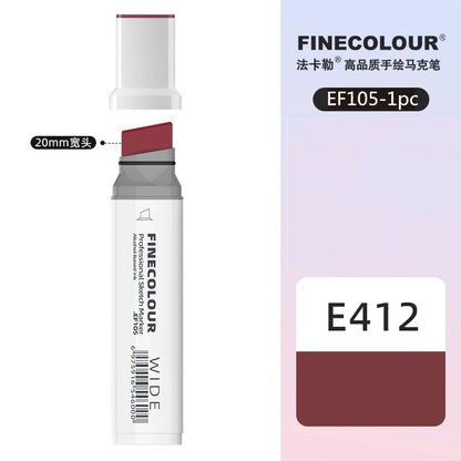 Finecolour 20mm Wide Markers Alcohol Line Sketching Art Markers Pen