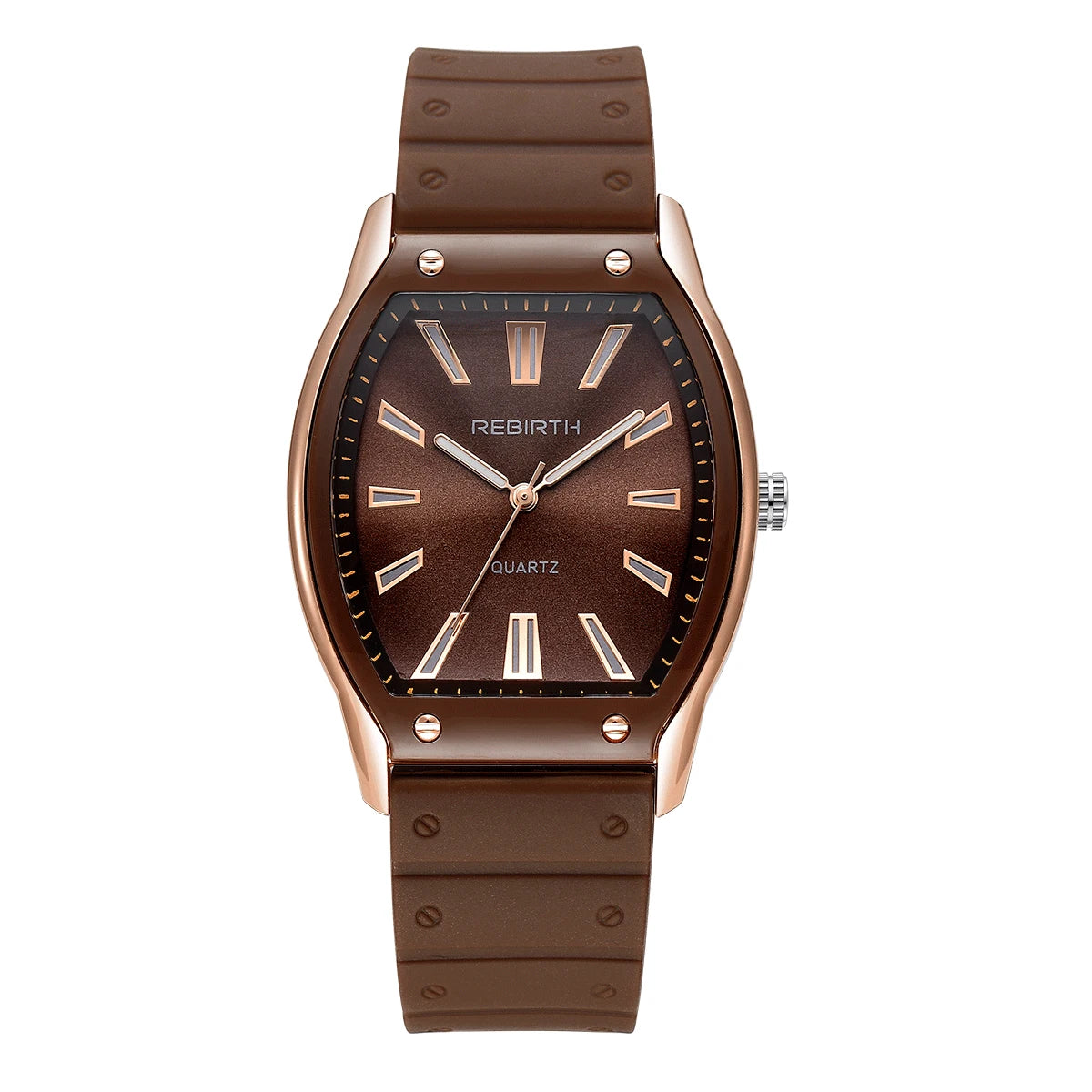 Casual Silicone Strap Quartz Watch