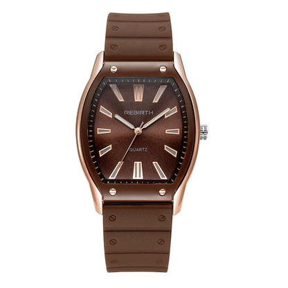 Casual Silicone Strap Quartz Watch