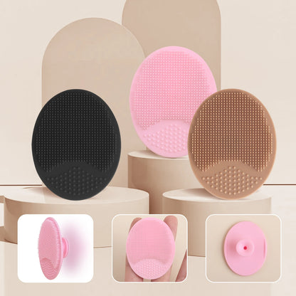 Wash a face to brush Silicone Cute Sucker mini Cleansing