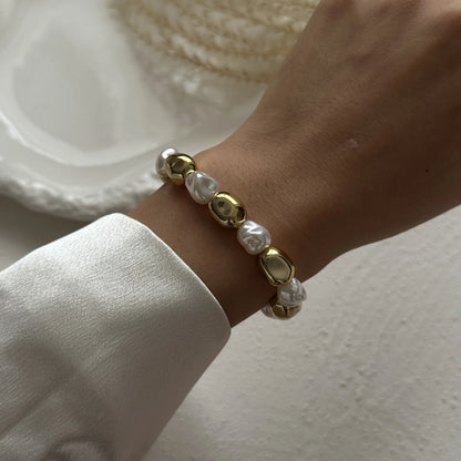 Wave Twist Exaggerated Chunky Cuff Bangle Hip Hop Bracelet