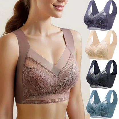 Large Push Up Ice Silk Bra