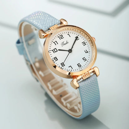 Leather Quartz Wristwatches