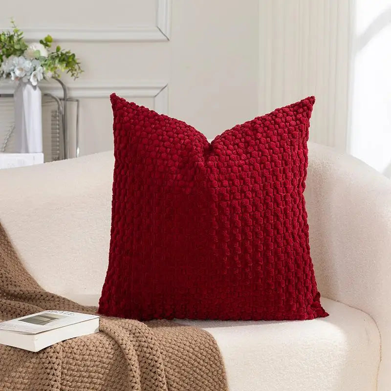 Soft velvet double-sided design sofa cushion cover