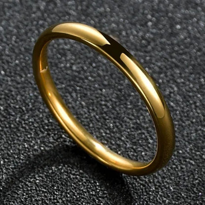 Stainless Steel Matte Rings