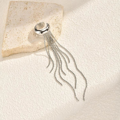 Ear Cuff Long Tassel Drop Earrings