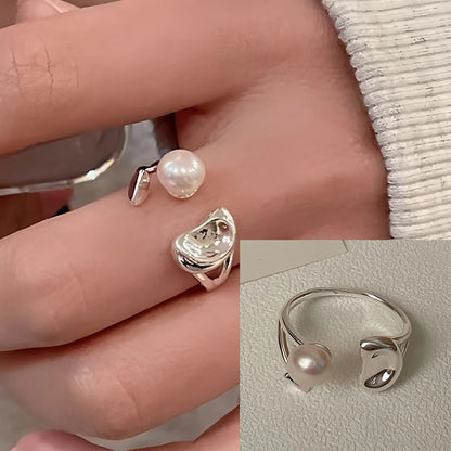 925 Sterling Silver Drip Glaze Butterfly Zircon Rings