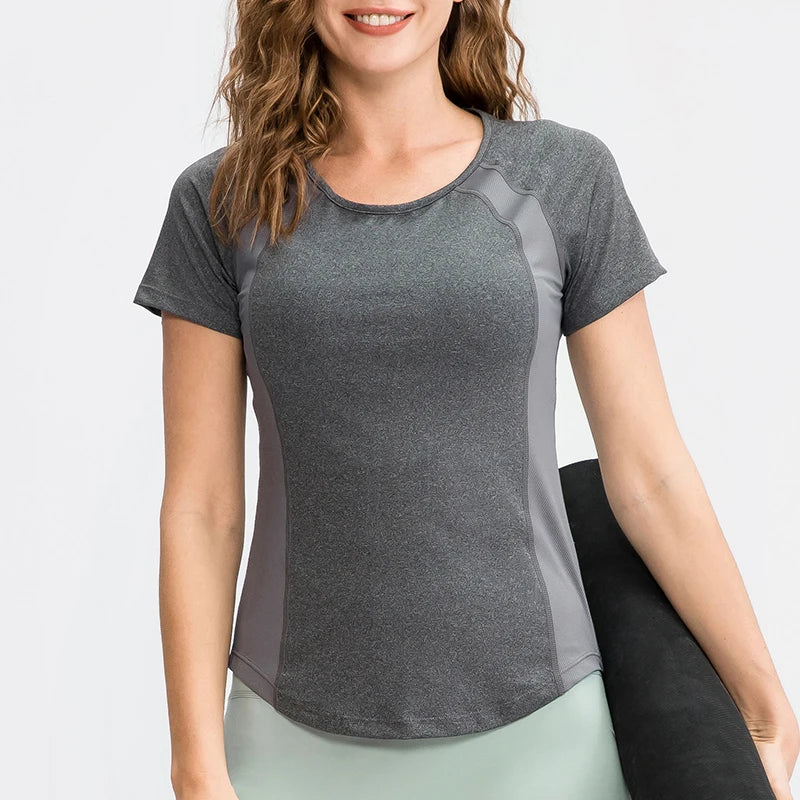 Breathable Sport Fitness Workout Yoga T-Shirt