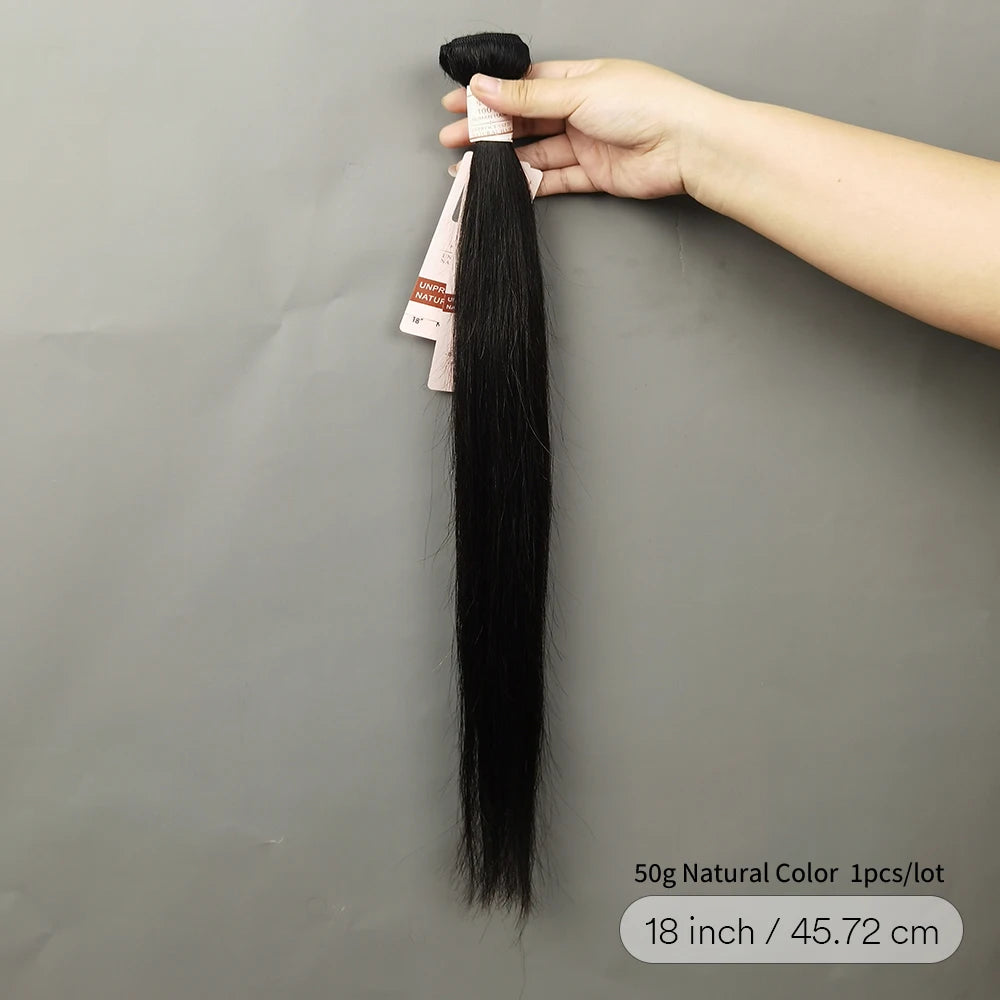 Straight Bundles Human Weave 100% Hair Extensions