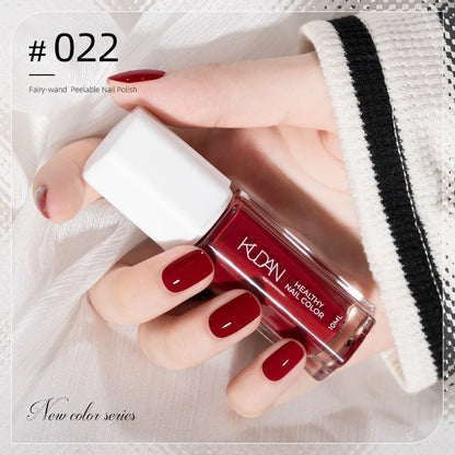 Colorful Water-Base Nail Polish 40 Colors Air Dry Peel Off Nail Art