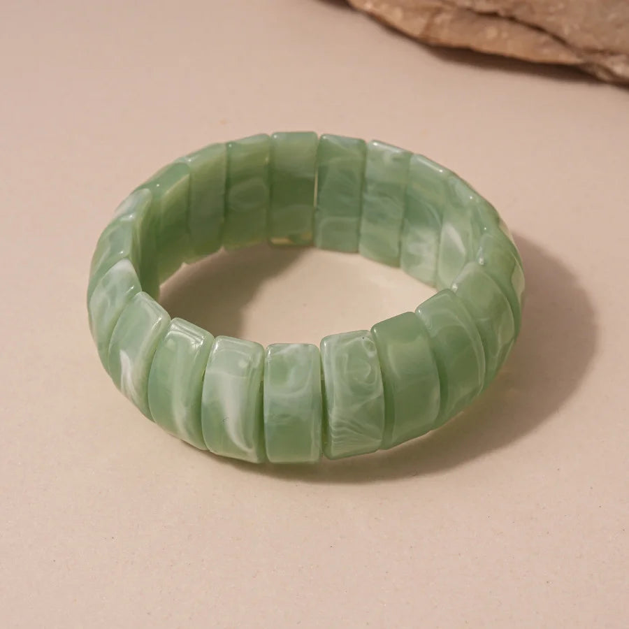 Vintage Acrylic Cuff Irregular Geometric Wide Bangles Bracelets