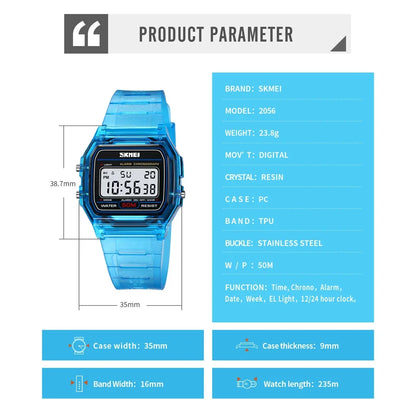 Electronic Waterproof Sport Calendar Date Wristwatch