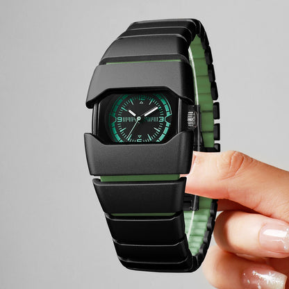 Plastic Strap Quartz Sports Watch