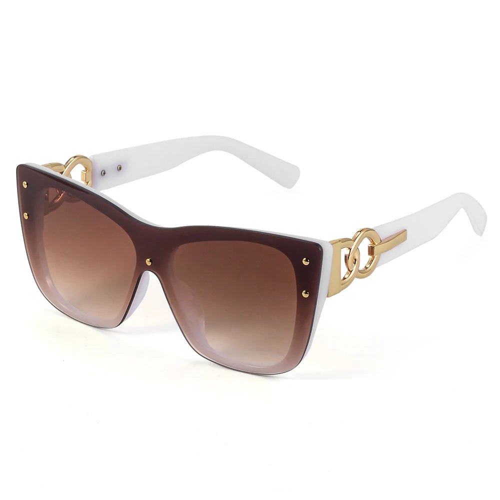Big Frame Cat Eye UV400 Sunglasses
