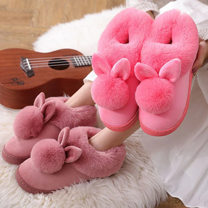 Winter Warm Fur e Rabbit Shoe