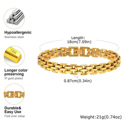 DANA Gold Color Stainless Steel Bracelet