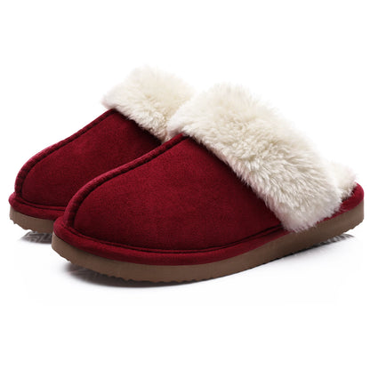 Crestar Winter Home Warm Comfortable Fur Slippers
