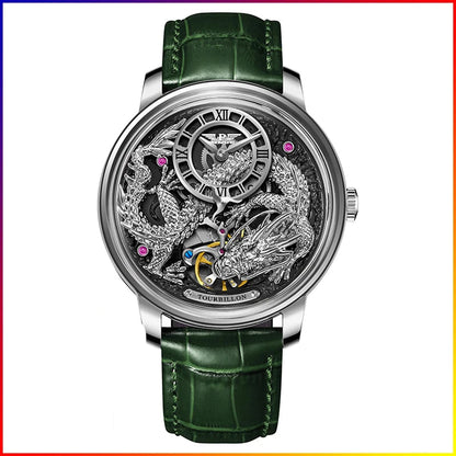 Golden Dragon Dial Mechanical Sapphire Waterproof Automatic Mechanical Watch